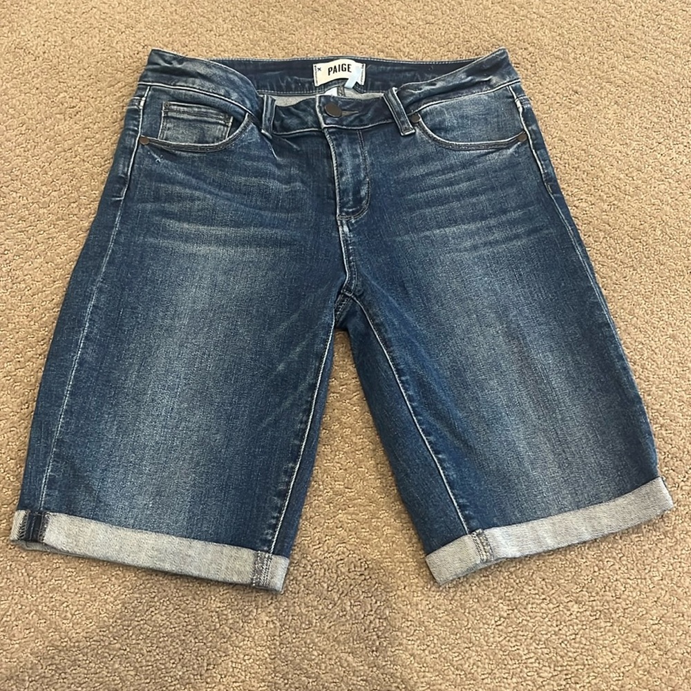 PAIGE Jax Knee Shorts